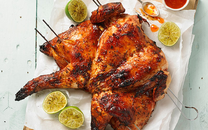 Smokey Lime and Chilli Spatchcock Chicken | Webbs Garden Centre