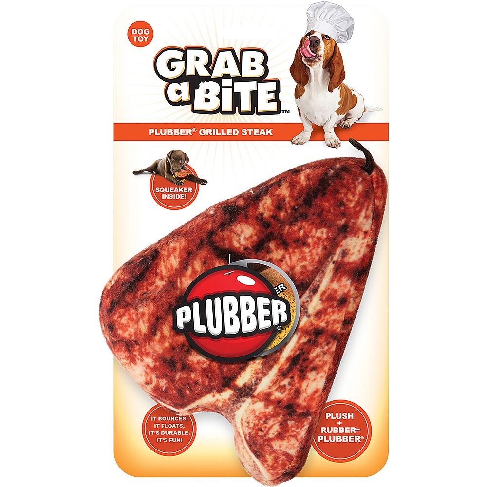 plubber dog toy