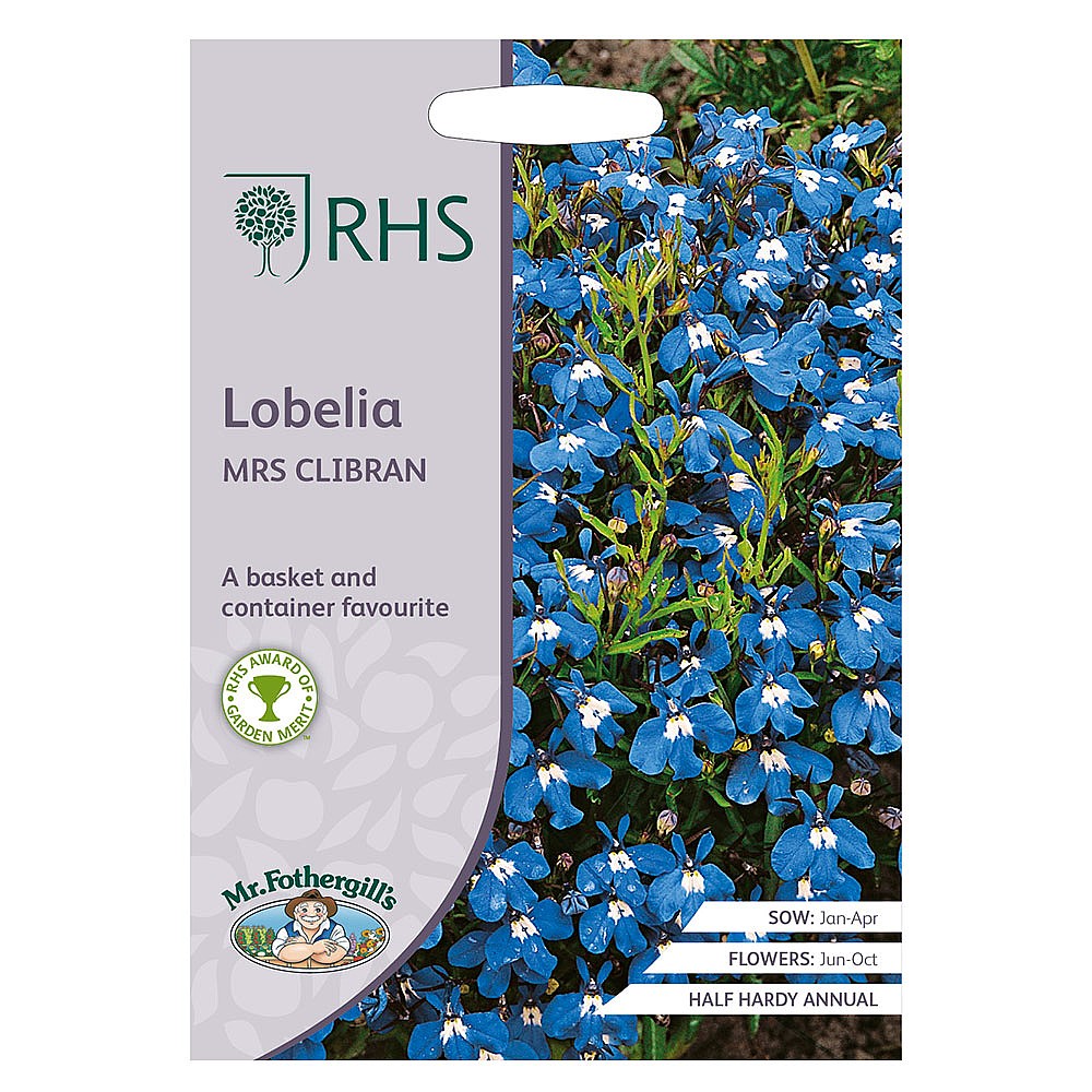 Rhs Lobelia Mrs Clibran Seeds Flower Seeds Webbs Garden Centre