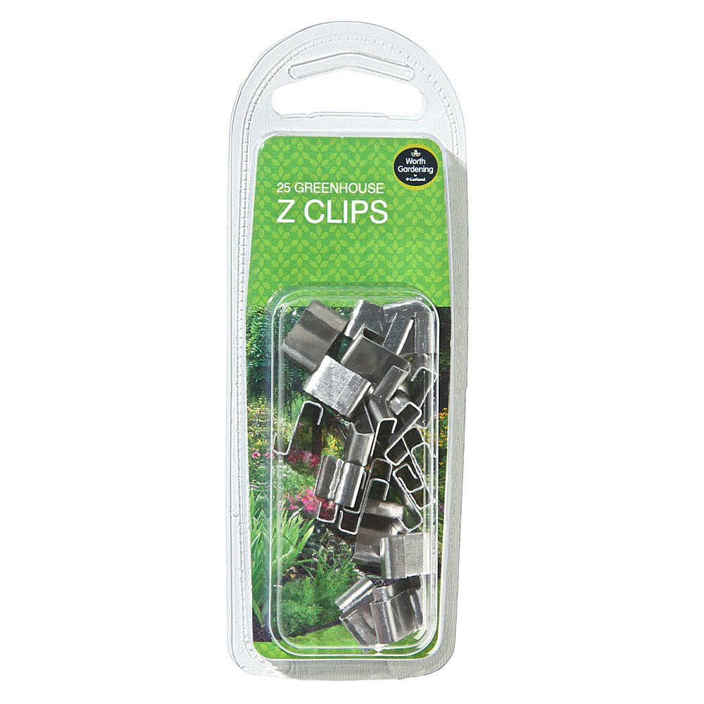 Garland Greenhouse Z Clips 25 Pack Greenhouse Accessories Webbs Garden Centre