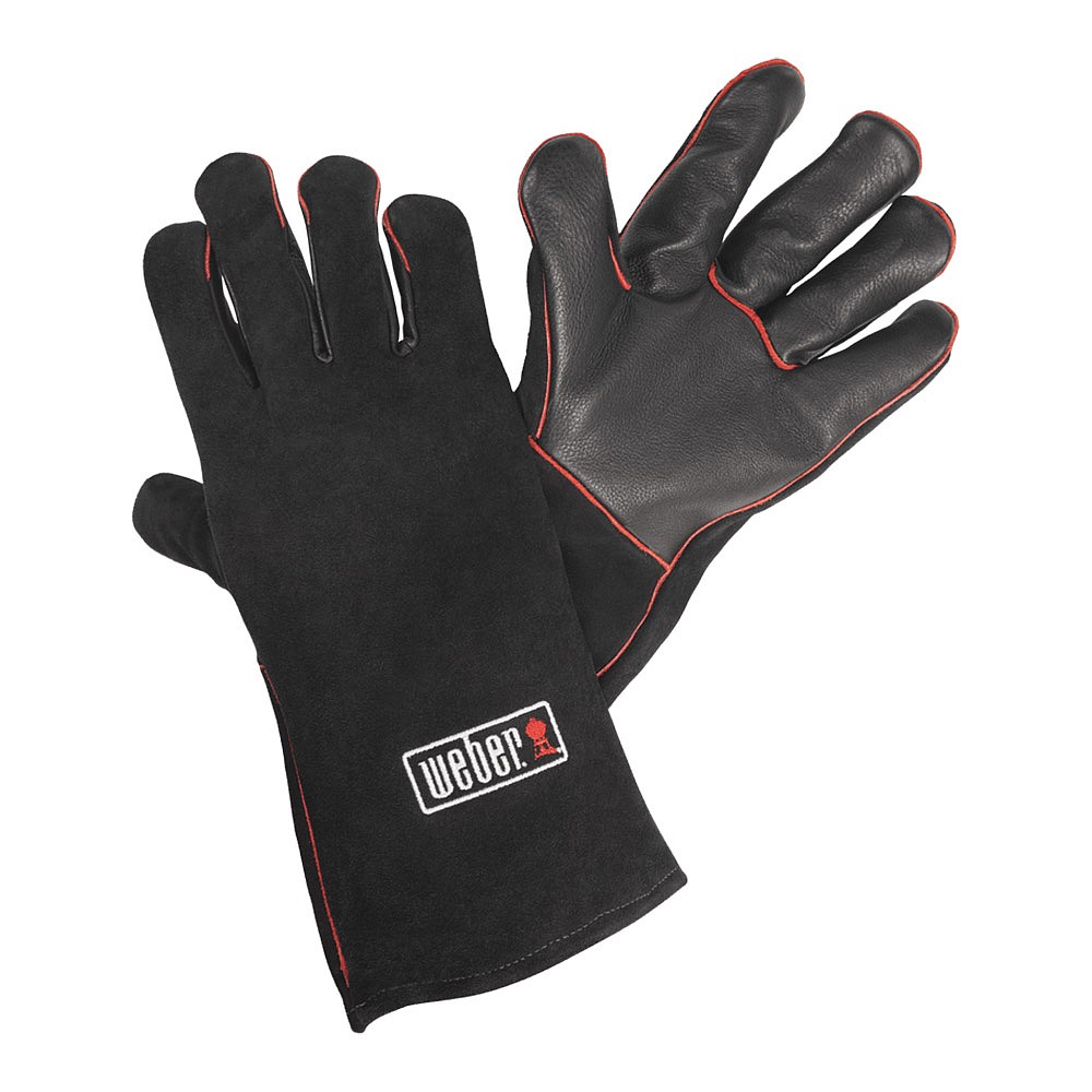 weber bbq leather gloves