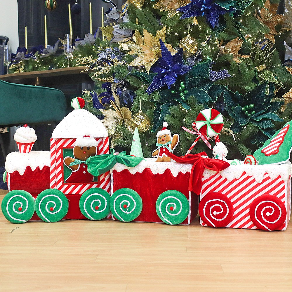 christmas tree ornaments train