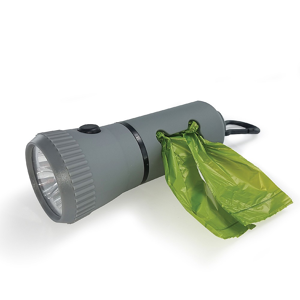 Dog poop bag dispenser clearance station with solar led light