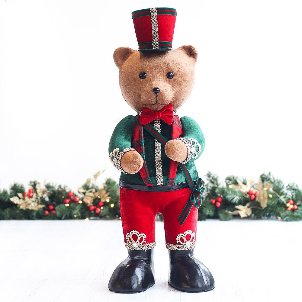 small teddy bear christmas ornaments