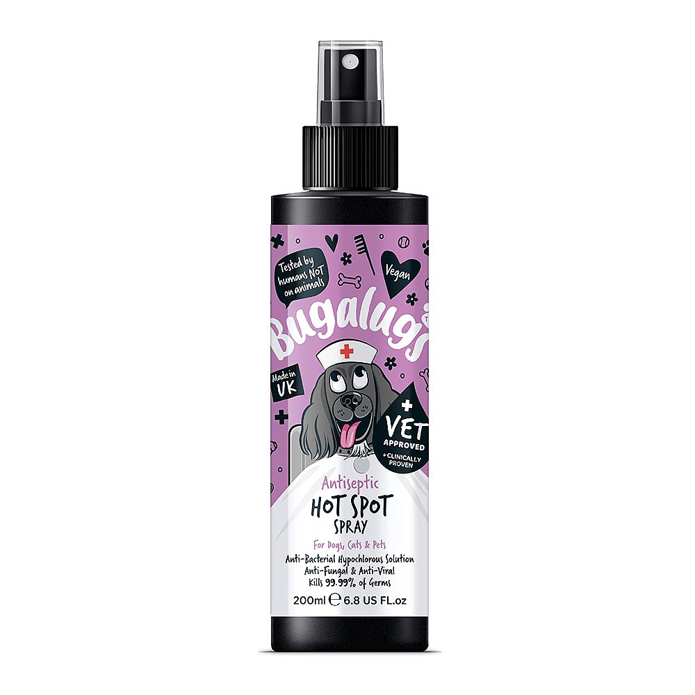 Bugalugs Antiseptic Hot Spot Spray 200ml Dog Grooming Healthcare Webbs Garden Centres