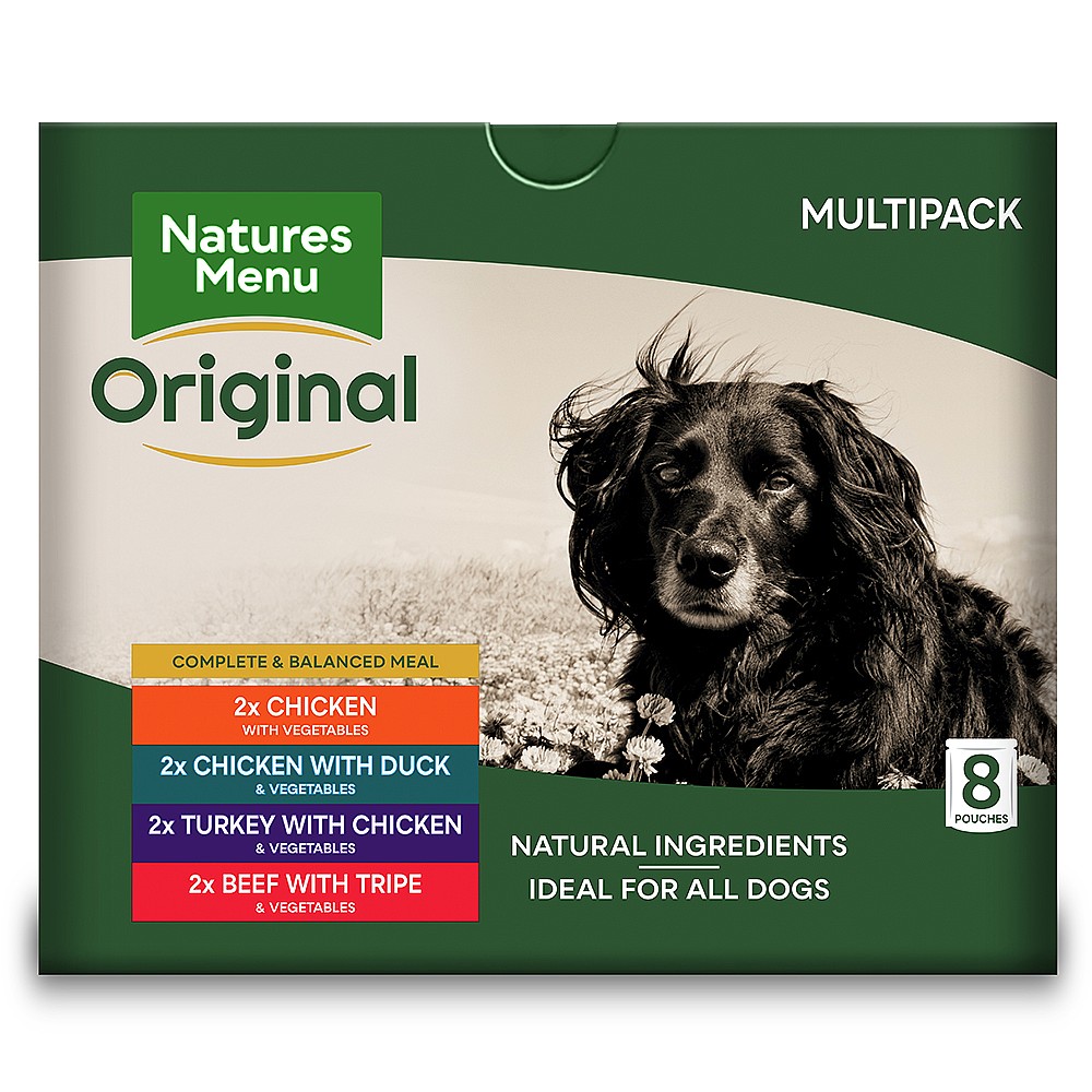 Natures Menu Original Multipack Single Serve Pouch Dog Food 300g Dog Food Webbs Garden Centres