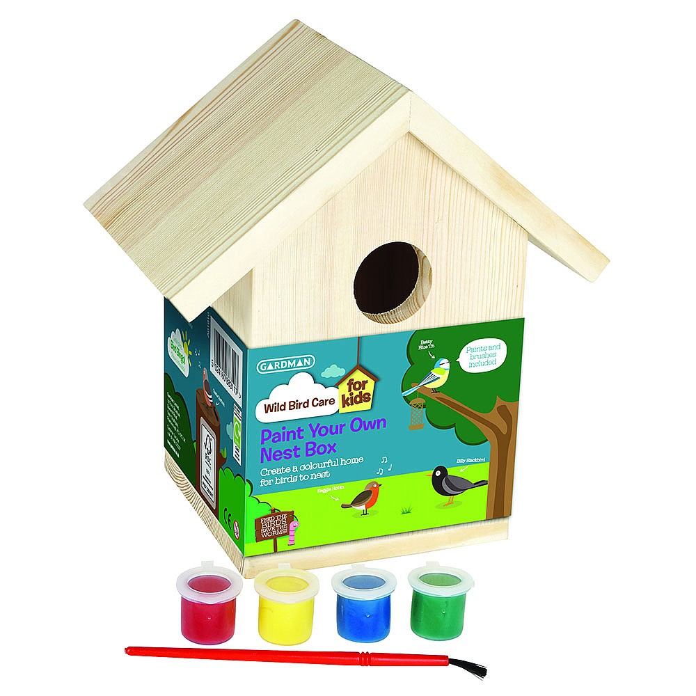 Paint Your Own Nest Box Nesting Boxes Webbs Garden Centre