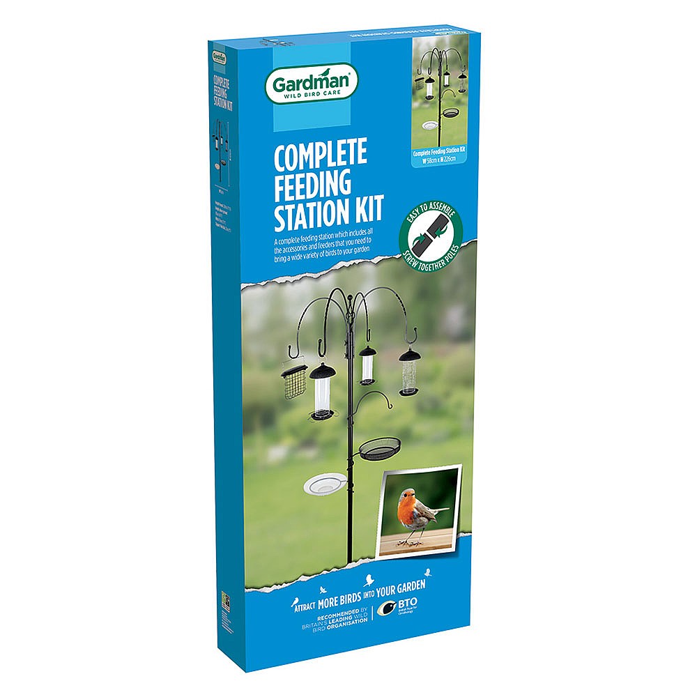 Gardman Complete Feeding Station Kit Bird Feeding Stations