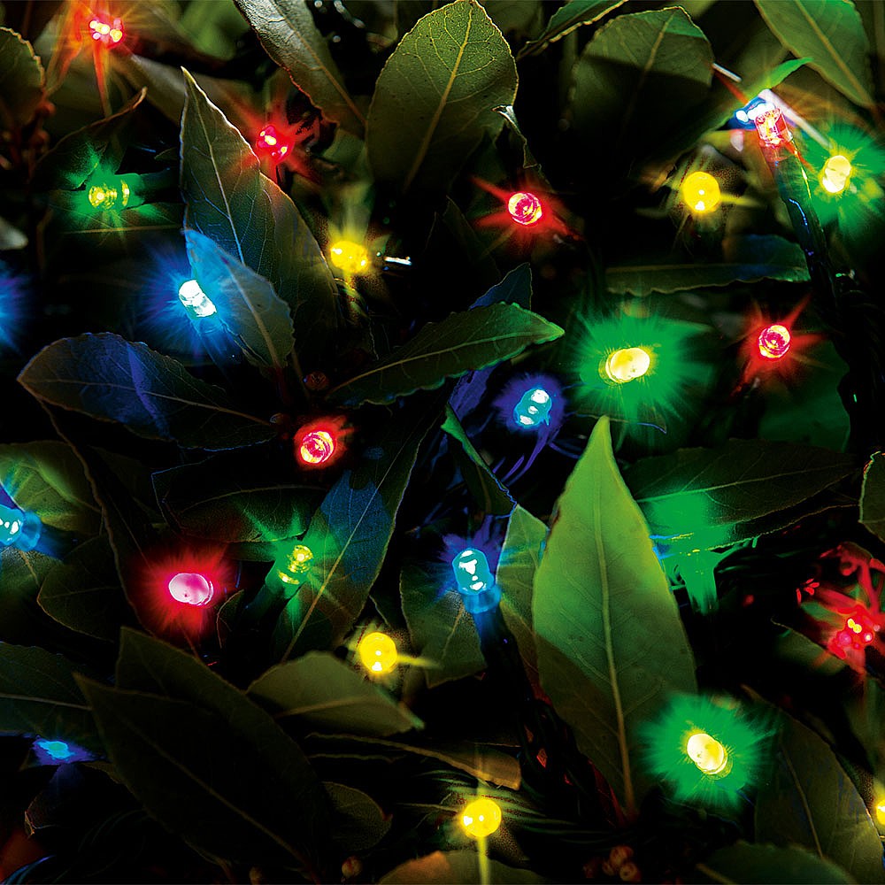 Cole and bright 100 led solar string lights