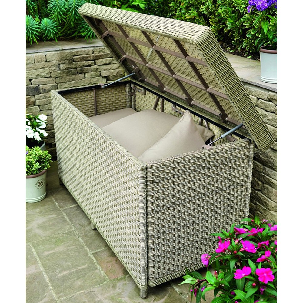 Bramblecrest Frampton Standard Cushion Box Rattan Garden