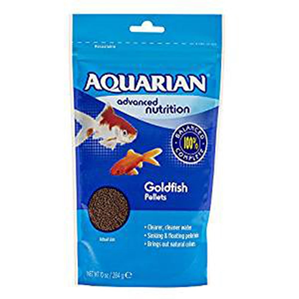 Aquarian Goldfish Fish Food Pellets Indoor Fish Food Webbs Garden Centres