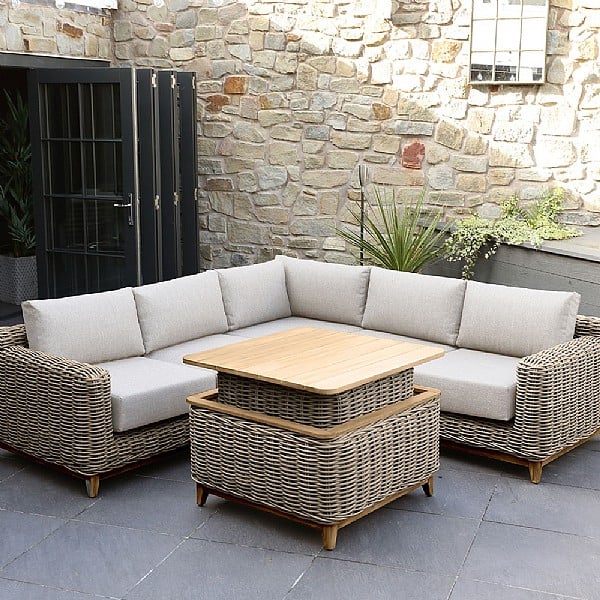 Garden mini corner online sofa