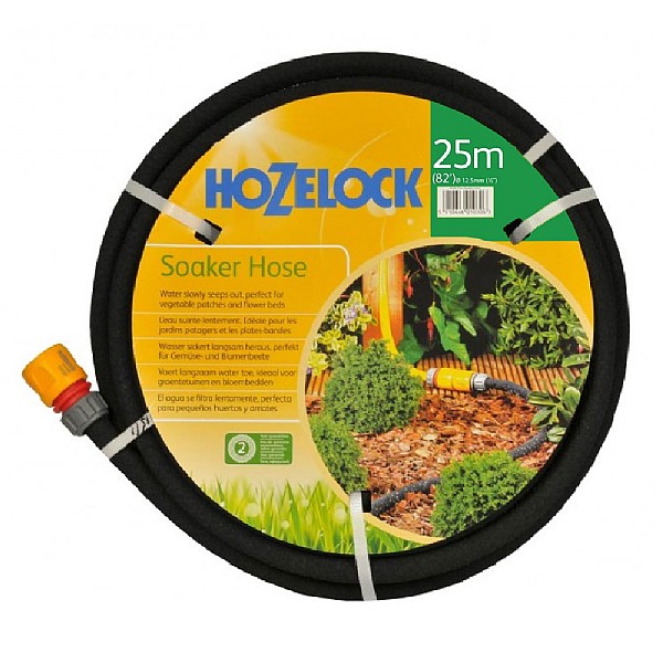 Hozelock Compact Hose Reel with Fittings - 25 Meter - 13mm Hose