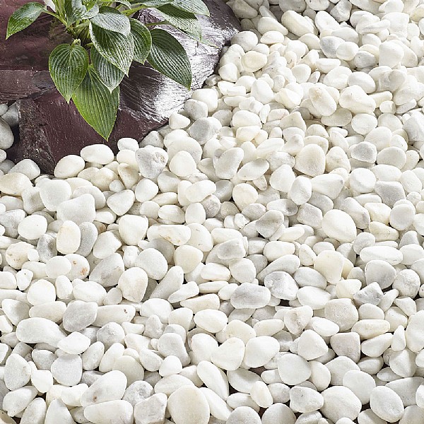 White Garden Stones Bulk Bag | Fasci Garden