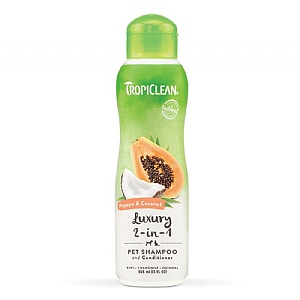 TropiClean Papaya & Coconut Shampoo (355ml)