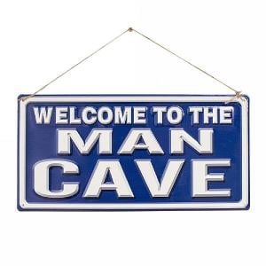 La Hacienda Welcome to the Man Cave Metal Wall Sign