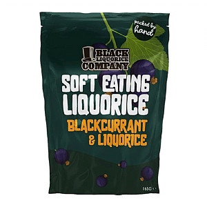 Black Liquorice Company Soft Blackcurrant Liquorice 180g