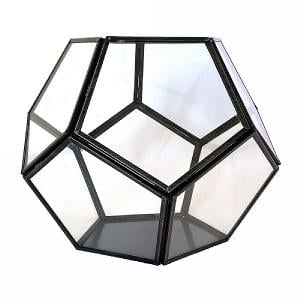 Pentagonal Sphere Glass Terrarium Small