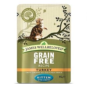 Wellbeloved Kitten Food Pouch - Turkey (85g)