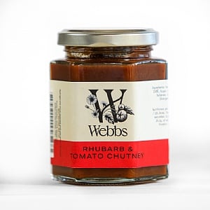 Webbs Rhubarb & Tomato Chutney (227g)