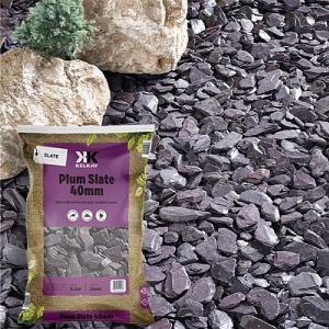 Kelkay Plum Slate 40mm Large Bag