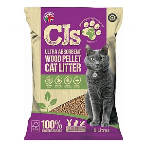 Cjs Wood Cat Litter 5L