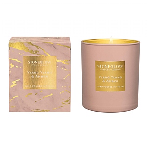 Stoneglow Luna Ylang & Amber Boxed Tumbler Candle