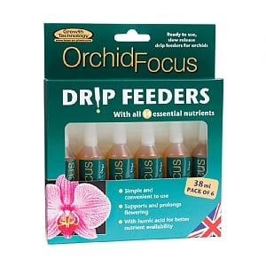 Growth Technology Orchid Focus Drip Feeders 38ML Pack of 6