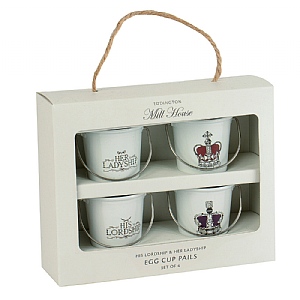 Eddingtons Lord & Ladyship Egg Cups  - Set of 4