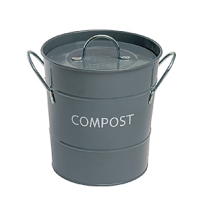 Eddingtons Compost Pail Slate 3.2L