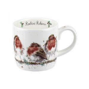 Portmeirion Wrendale Rockin Robins Mug (Robin)