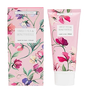 Heathcote & Ivory Sweet Pea & Honeysuckle Hand & Nail Cream (100ml)