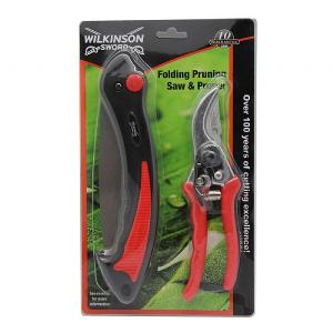 Wilkinson Sword Folding Pruner Saw & Pruner Set