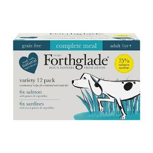 Forthglade Fish Grain Free Wet Dog Food Multipack -Adult (12x395g)