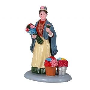 Lemax Flower Seller