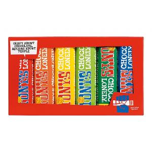 Tony's Chocolonely Rainbow Tasting Pack 6x50g