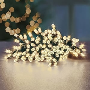 Premier Warm White Battery Operated Timer Lights (400 LEDs)