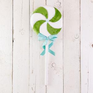 Candy Cane Lollipop Green 64cm