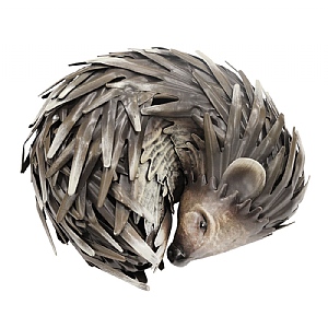 Metal Sleeping Hedgehog - Small