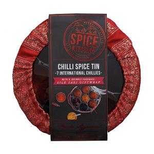 Spice Kitchen International Chilli Collection Tin with Silk Wrap 800g