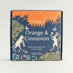 St Eval 'Christmas Orange & Cinnamon' Tealights (Pack of 9)