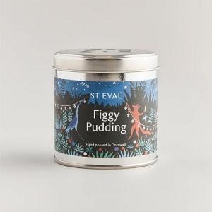 St Eval 'Christmas Figgy Pudding' Tin Candle