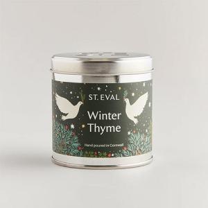 St Eval 'Christmas Winter Thyme' Tin Candle