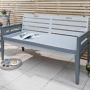 Florenity Grigio 3 Seater Bench