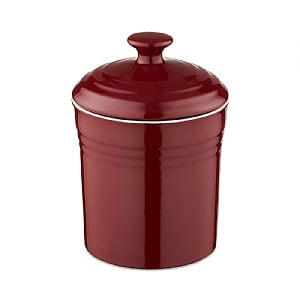 Barbary & Oak 23cm Ceramic Storage Jar Red