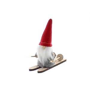 Festive Skiing Gonk 12cm