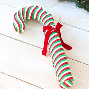 Plush Multi Coloured Candy Cane Decoration55cm