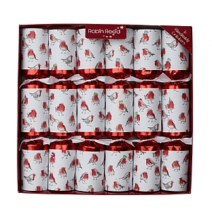 Robin Reed 13" Racing Robin Christmas Crackers  - Pack of 6