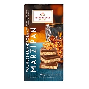 Niederegger Walnut & Rum Marzipan Bar 110g