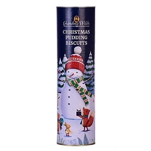 Grandma Wilds Giant Snowman Biscuit Tube 200g